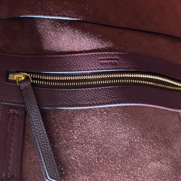 Celine Burgundy Tote - Picture 4 of 10